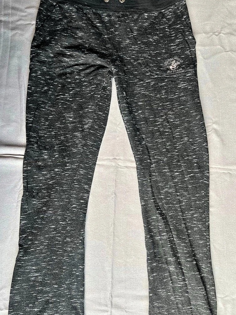 Beverly Hills Polo Club Black & Gray Speckled Leggings
